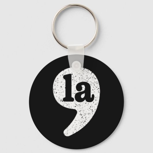 Comma La Kamala Harris Coma La President 2024 Elec キーホルダー (正面)