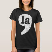 Comma La Kamala Harris Coma La President 2024 Elec Tシャツ (正面)