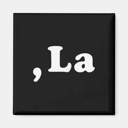 Comma La Kamala Harris Democratal おもしろい Support 20 マグネット (正面)
