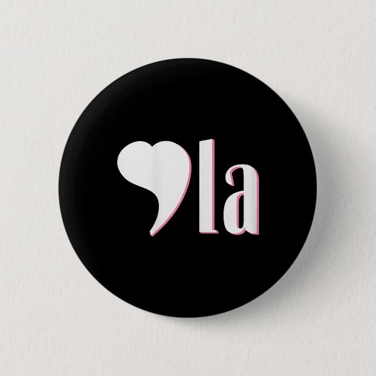 Comma La Kamala Harris Democratal おもしろい Support 20 缶バッジ (正面)