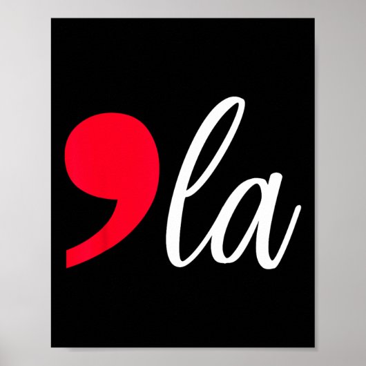 Comma La Kamala Harris For President 2024 Women Me ポスター (正面)