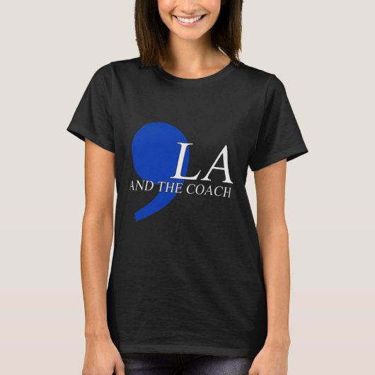 Comma La Kamala Harris Tim W Coach 2024 La Comma Tシャツ (正面)