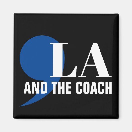 Comma La Kamala Harris Tim Walz Coach 2024コマラ マグネット (正面)