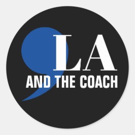 Comma La Kamala Harris Tim Walz Coach 2024コマラ ラウンドシール