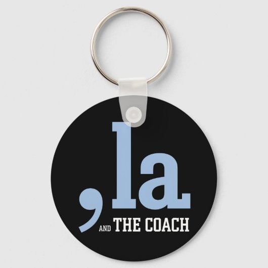 Comma La Kamala Harris Tim Walz Coach 2024 キーホルダー (正面)