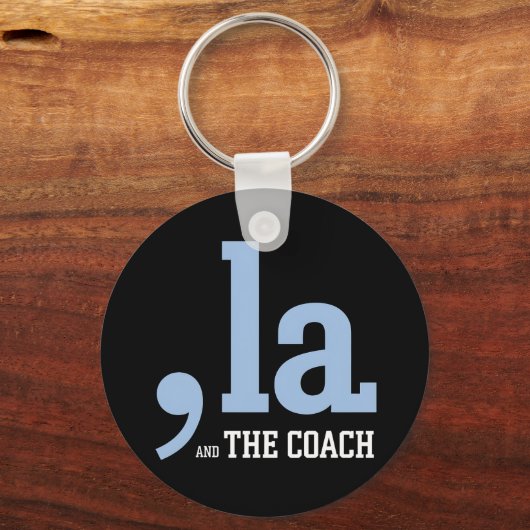 Comma La Kamala Harris Tim Walz Coach 2024 キーホルダー (正面)