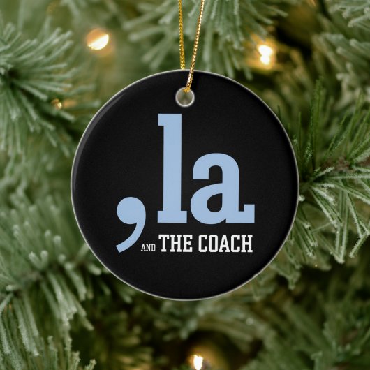Comma La Kamala Harris Tim Walz Coach 2024 セラミックオーナメント (ツリー)
