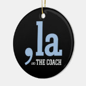 Comma La Kamala Harris Tim Walz Coach 2024 セラミックオーナメント (左)