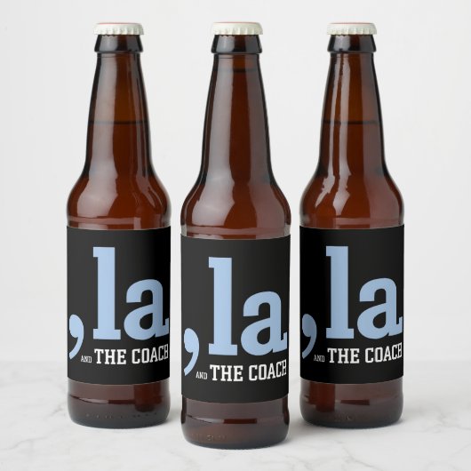 Comma La Kamala Harris Tim Walz Coach 2024 ビールラベル (ボトル)