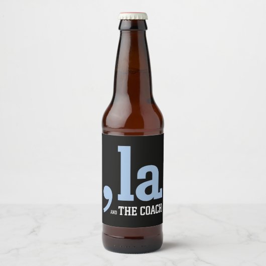 Comma La Kamala Harris Tim Walz Coach 2024 ビールラベル (正面)