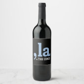 Comma La Kamala Harris Tim Walz Coach 2024 ワインラベル (正面)