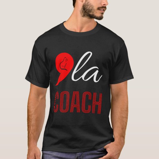 Comma La Kamala Harris Tim Walz Coach 2024 La Comm Tシャツ (正面)