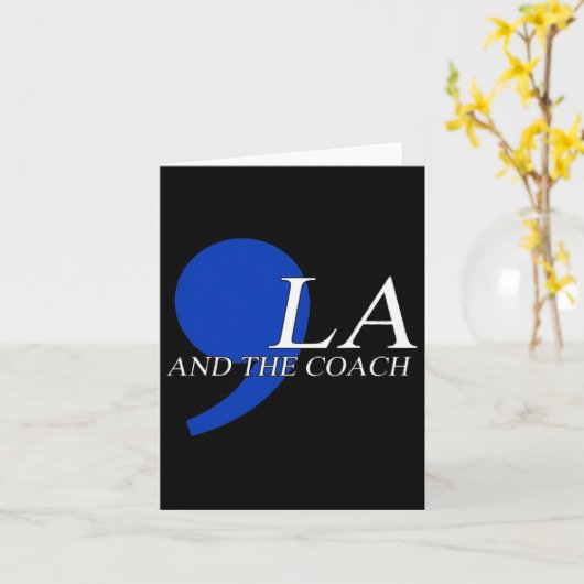 Comma La Kamala Harris Tim Wheimer Coach 2024 La C カード (黄色い花)