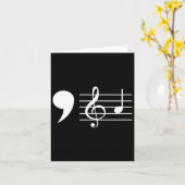 Comma La Music Notes Kamala Harris Music先生E カード (黄色い花)