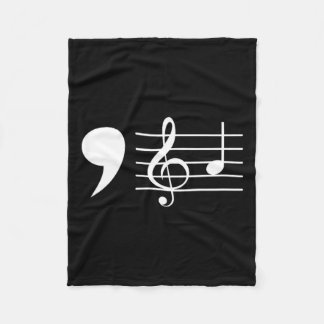 Comma La Music Notes Kamala Harris Music先生E フリースブランケット