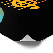 Comma La Music Notes Kamala Harris Music先生E ポスター (角)