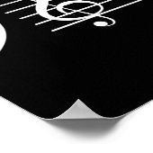 Comma La Music Notes Kamala Harris Music先生E ポスター (角)