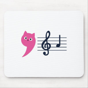 Comma La Music Notes Kamala Harris Music先生E マウスパッド