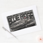 Command ship Blue Ridge Rectangleステッカー 長方形シール (封筒)