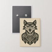 Commander Furry 缶バッジ (正面/裏面)