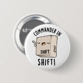 Commander In Shirtキーボードパおもしろいン 缶バッジ (正面&裏面)