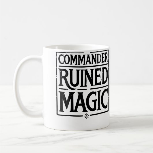 Commander Ruined Magic コーヒーマグカップ (左)