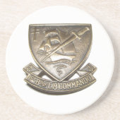 Commando Kieffer - Insigne 1er BFMC コースター (正面)