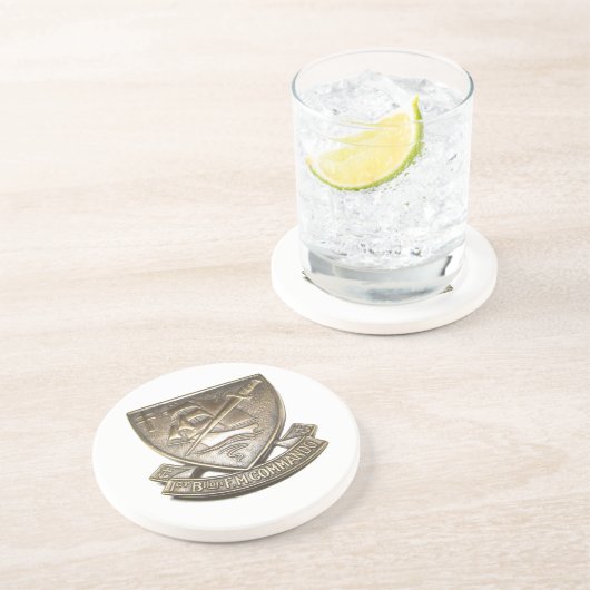 Commando Kieffer - Insigne 1er BFMC コースター (側面)