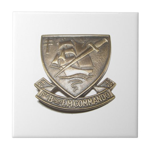 Commando Kieffer - Insigne 1er BFMC タイル (正面)