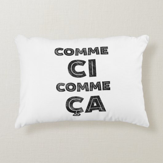 Comme CI、Commeカリフォルニア-おもしろいな表現 アクセントクッション (正面)