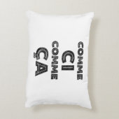 Comme CI、Commeカリフォルニア-おもしろいな表現 アクセントクッション (裏面(縦))