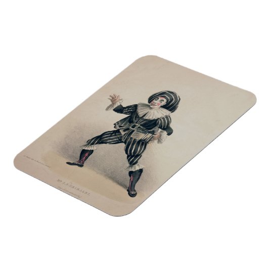Commedia dell'ArのGrimaldi as Scaramouche マグネット (左側)