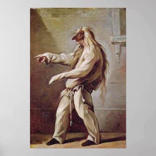 Commedia dell'Arteのキャラクター ポスター (正面)