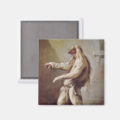 Commedia dell'Arteのキャラクター マグネット (正面/裏面)