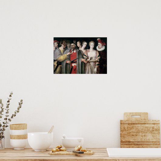 Commedia dell'Arteの俳優 ポスター (キッチン)