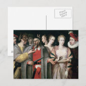 Commedia dell'Arteの俳優 ポストカード (正面/裏面)