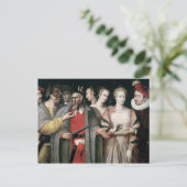 Commedia dell'Arteの俳優 ポストカード (スタンド正面)