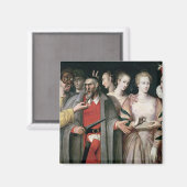 Commedia dell'Arteの俳優 マグネット (正面/裏面)