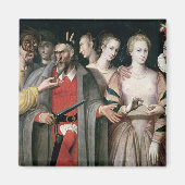 Commedia dell'Arteの俳優 マグネット (正面)