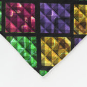 Commedia dell'Arte Harlequin "ジュエルボックス" フリースブランケット (角)