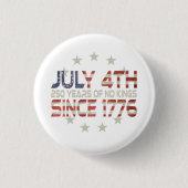 Commemorate Our Nations 250th July 4th Button 缶バッジ (正面)