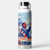 Commemorative 1776-2026 USA Personalized ウォーターボトル (背面)