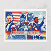 Commemorative 1776-2026 USA’s Semiquincentennial シーズンポストカード (正面)