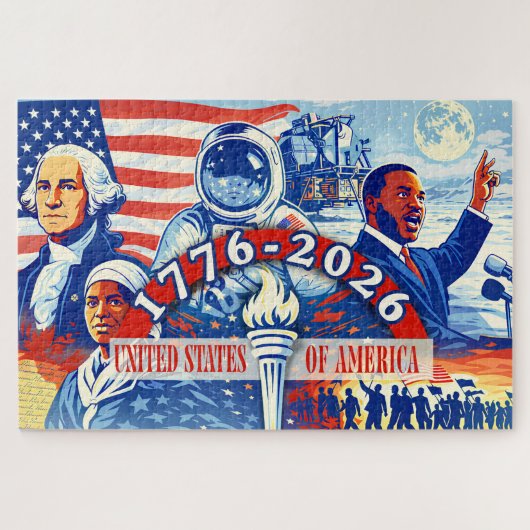Commemorative 1776-2026 USA Semiquincentennial  ジグソーパズル (横)