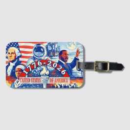 Commemorative 1776-2026 USA Semiquincentennial  ラゲッジタグ