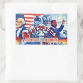 Commemorative 1776-2026 USA Semiquincentennial 長方形シール (バッグ)