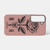 Commemorative Art Deco Rose Phone Case - Samsung Samsung Galaxyケース (裏面横)