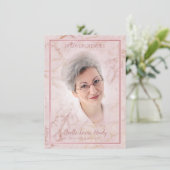 Commemorative Celebration of Life Pink Faux Marble (スタンド正面)