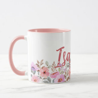 Commemorative floral mug マグカップ