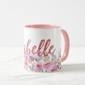 Commemorative floral mug マグカップ (正面右)